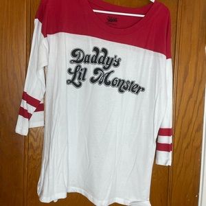 Harley Quinn Daddy’s Little Monster Graphic Tee
